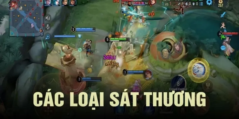 Các loại sát thương trong vgvd